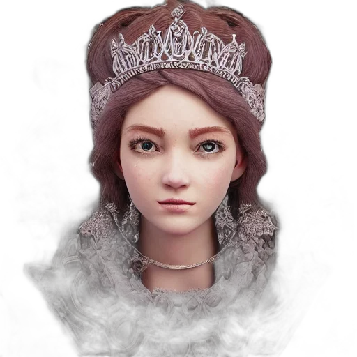 crown, jewelry, hat, face transparent PNG cut-out