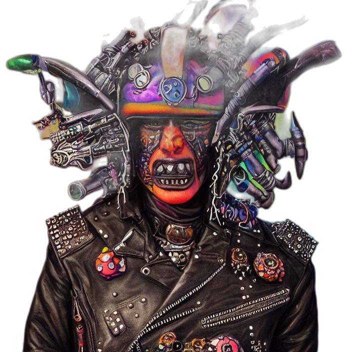 mask, jacket, robot, face transparent PNG cut-out