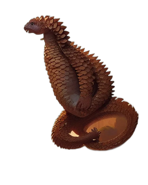 dragon, creature, animal, staff, 3d render, concept art, photorealistic, fantasy art transparent PNG cut-out