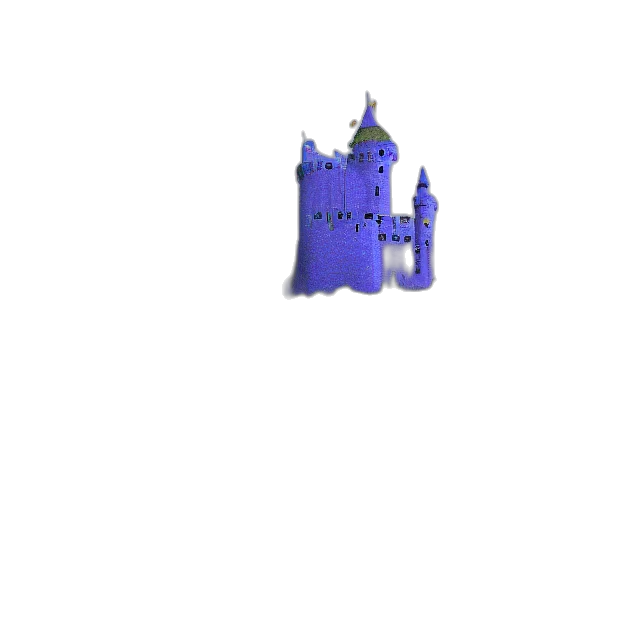 crown, building, staff, dragon, pixel art, 3d render, concept art, fantasy art transparent PNG cut-out
