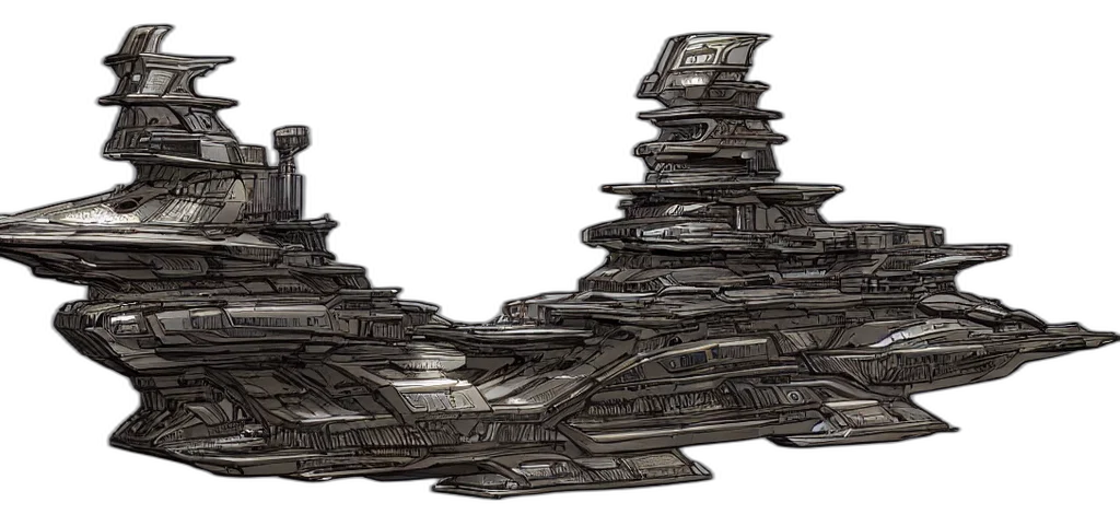 weapon, 3d render, concept art, outer space transparent PNG cut-out