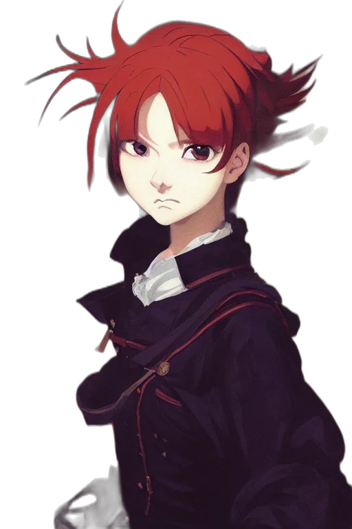 staff, jacket, face, crown transparent PNG cut-out