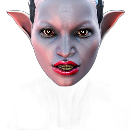 mask, face, creature, staff transparent PNG cut-out