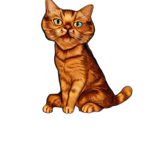 animal, staff, pixel art, photorealistic transparent PNG cut-out