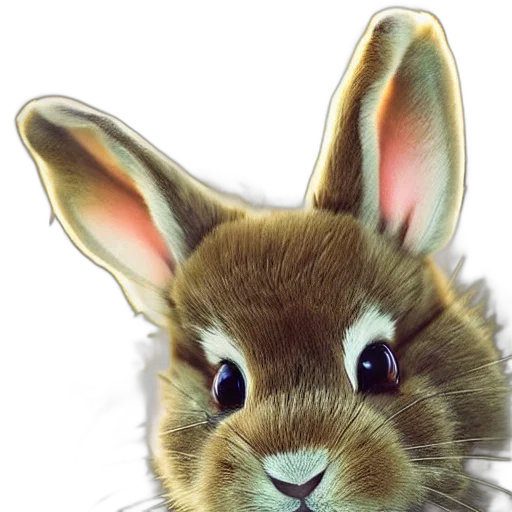 animal, face, creature, photorealistic transparent PNG cut-out
