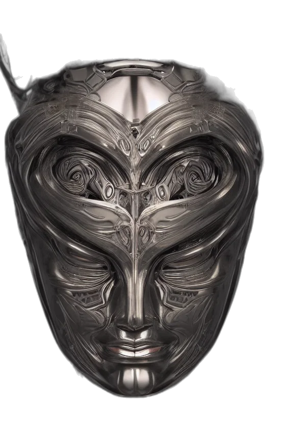 mask, face, crown, jewelry transparent PNG cut-out