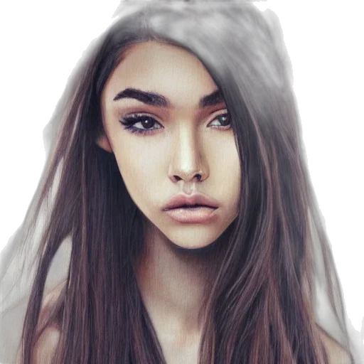 face, hair, crown, mask transparent PNG cut-out