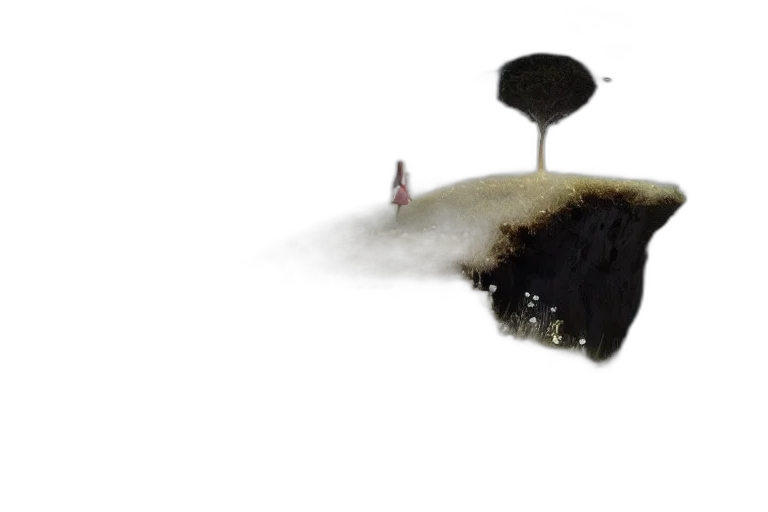 umbrella, hat, creature, hair transparent PNG cut-out