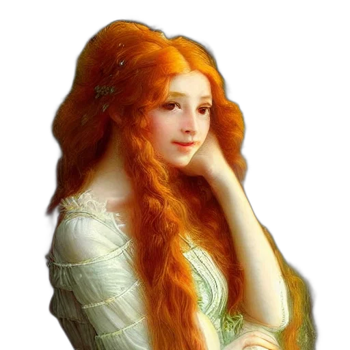 crown, dress, hair, face transparent PNG cut-out