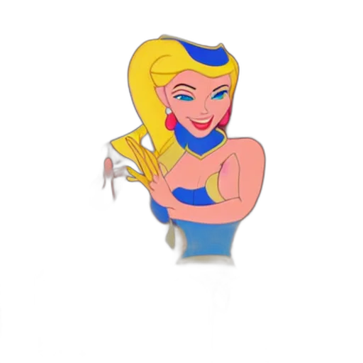 jewelry, staff, dress, crown, cartoon, 3d render, pixel art, concept art transparent PNG cut-out