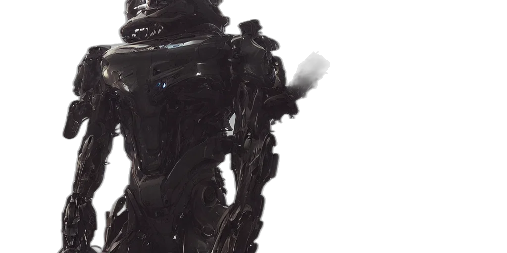 robot, cyberpunk, concept art, 3d render transparent PNG cut-out