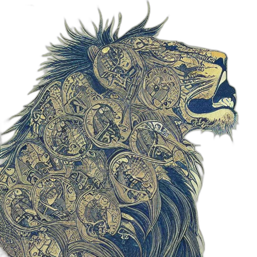 dragon, crown, jewelry, mask, concept art, fantasy art, photorealistic, comic book art transparent PNG cut-out