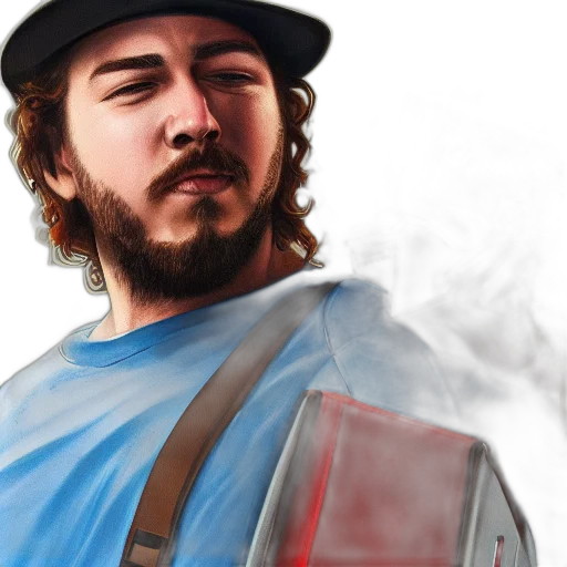 face, bottle, hat, jacket, photorealistic, oil painting, watercolor, concept art transparent PNG cut-out