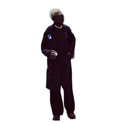 jacket, staff, concept art, 3d render transparent PNG cut-out