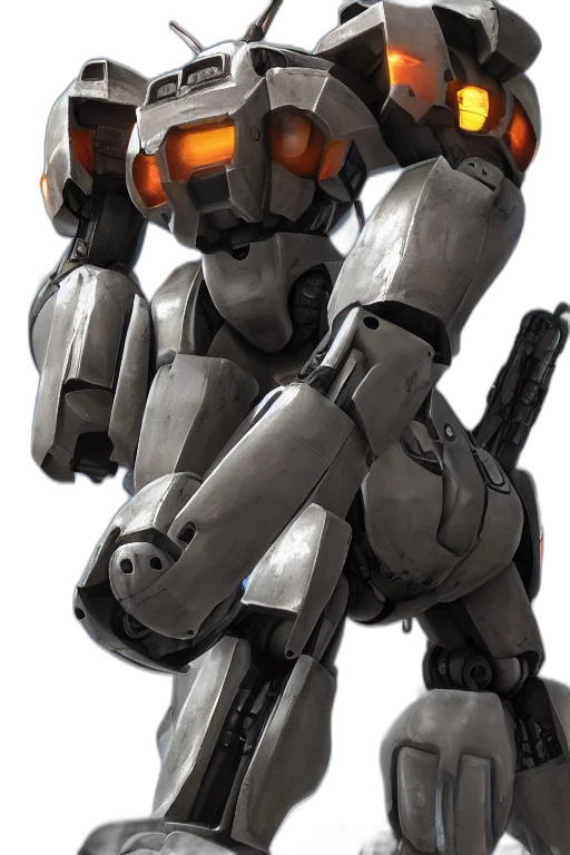 robot, weapon, concept art, 3d render, pixel art, mechwarrior, mercenaries, mech transparent PNG cut-out