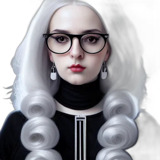 face, hair, robot, comic book art transparent PNG cut-out