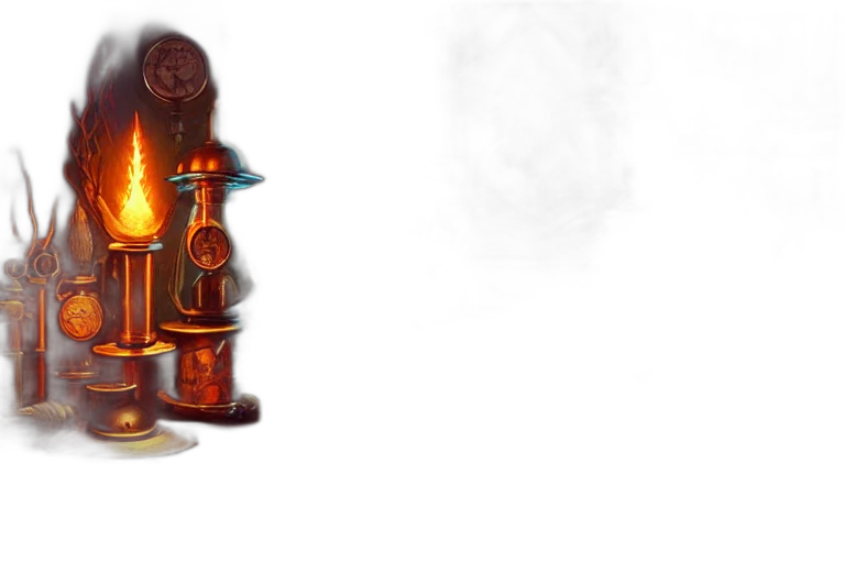 bottle, staff, sword, weapon, concept art, fantasy art, 3d render, pixel art transparent PNG cut-out
