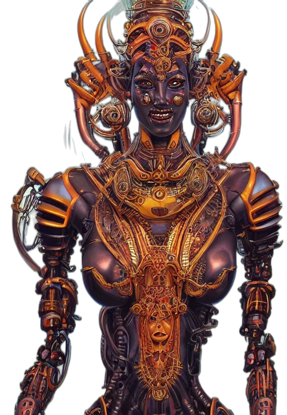 robot, jewelry, staff, mask transparent PNG cut-out