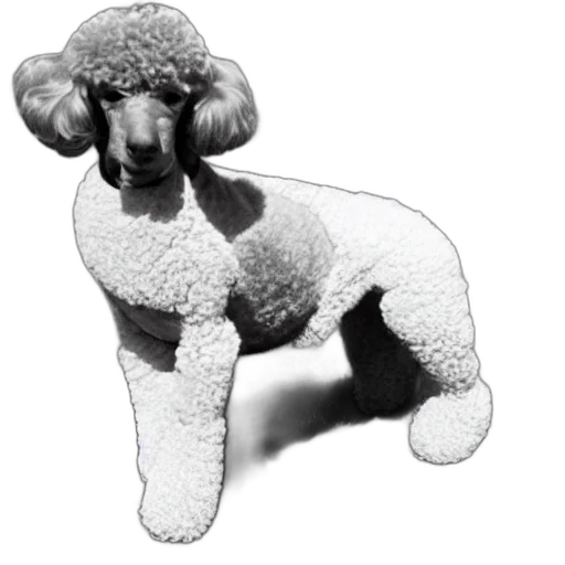 animal, staff, creature, hair, photorealistic, 3d render, scoobydoo, poodle transparent PNG cut-out