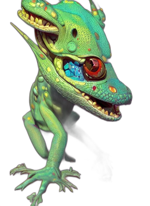 dragon, staff, creature, mask, concept art, 3d render, fantasy art, photorealistic transparent PNG cut-out