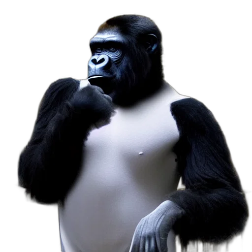 animal, creature, staff, face, concept art, photorealistic, 3d render, cartoon transparent PNG cut-out