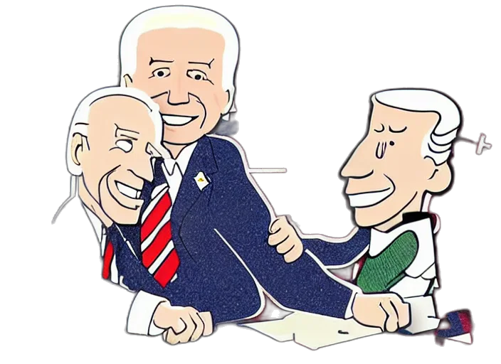 cartoon, concept art, joe, biden, jigsaw, puzzle, charles, schulz transparent PNG cut-out