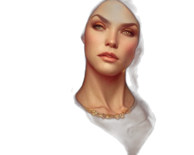 face, crown, jewelry, mask, fantasy art, concept art, photorealistic, oil painting transparent PNG cut-out