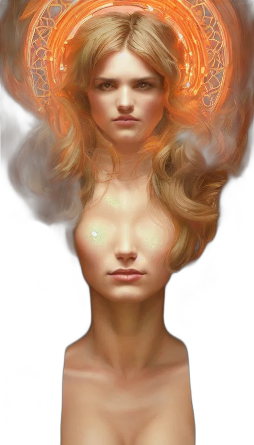 face, hair, crown, mask transparent PNG cut-out