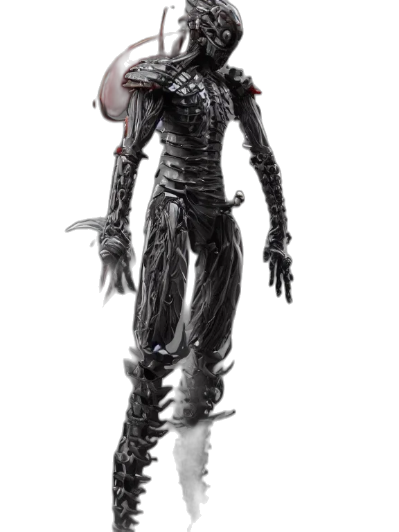 creature, robot, staff, concept art transparent PNG cut-out