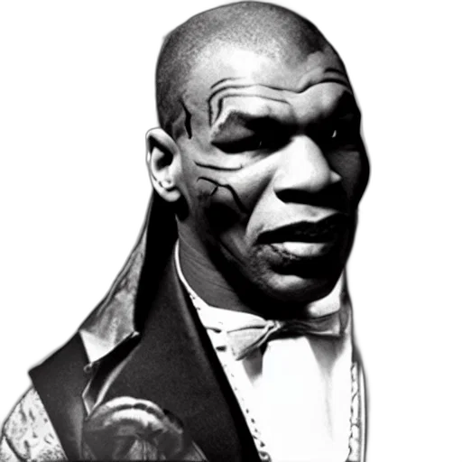 face, mask, jacket, photorealistic, concept art, comic book art, mike, tyson transparent PNG cut-out