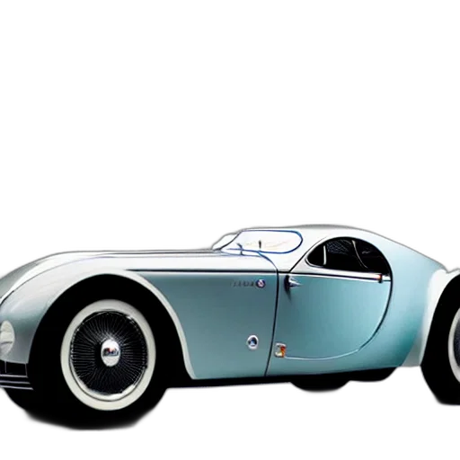 car, 3d render, photorealistic, concept art, cartoon, bugatti, type, atlantic transparent PNG cut-out
