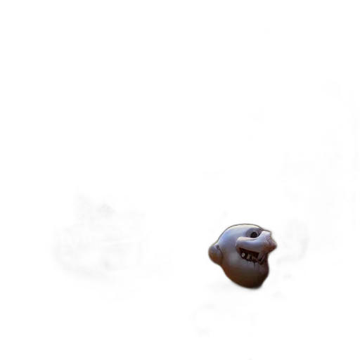 creature, animal, face, mask, 3d render, photorealistic, concept art, pixel art transparent PNG cut-out