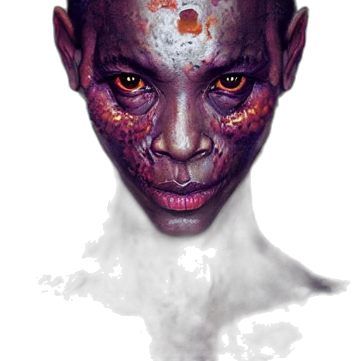 face, mask, creature, dragon, fantasy art, concept art, photorealistic, watercolor transparent PNG cut-out