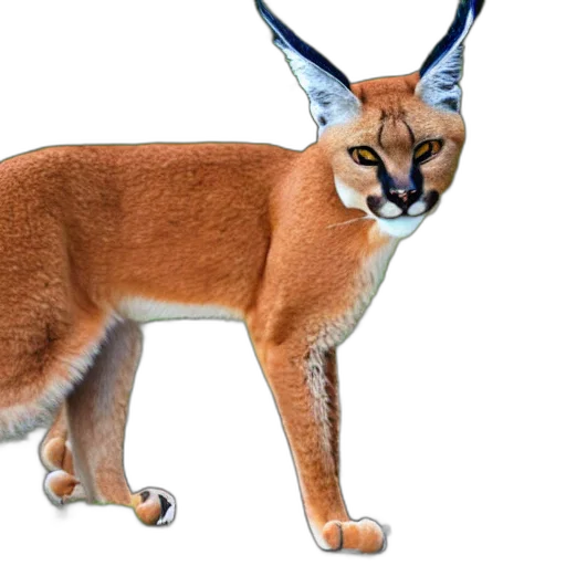 animal, creature, staff, photorealistic transparent PNG cut-out