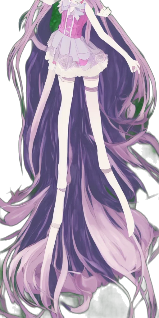 hair, dress, staff, mask, anime, concept art, pixel art, fantasy art transparent PNG cut-out