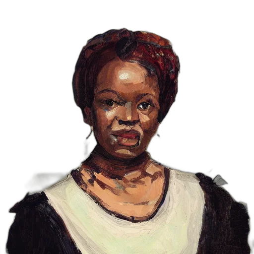 face, staff, oil painting, photorealistic transparent PNG cut-out