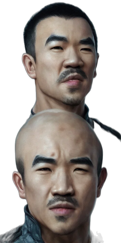 face, mask, staff, hair transparent PNG cut-out