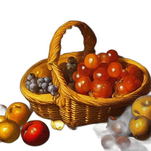 food, jewelry, crown, photorealistic transparent PNG cut-out