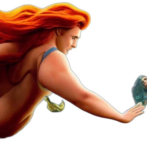 concept art, comic book art, fantasy art, 3d render transparent PNG cut-out