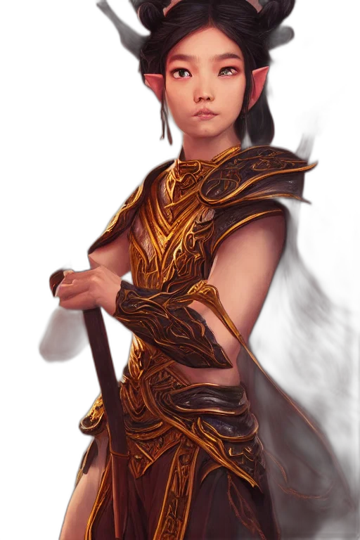 staff, sword, dress, weapon, fantasy art, concept art, photorealistic, 3d render transparent PNG cut-out