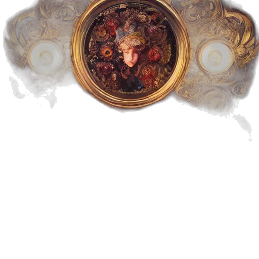 crown, jewelry, staff, face transparent PNG cut-out