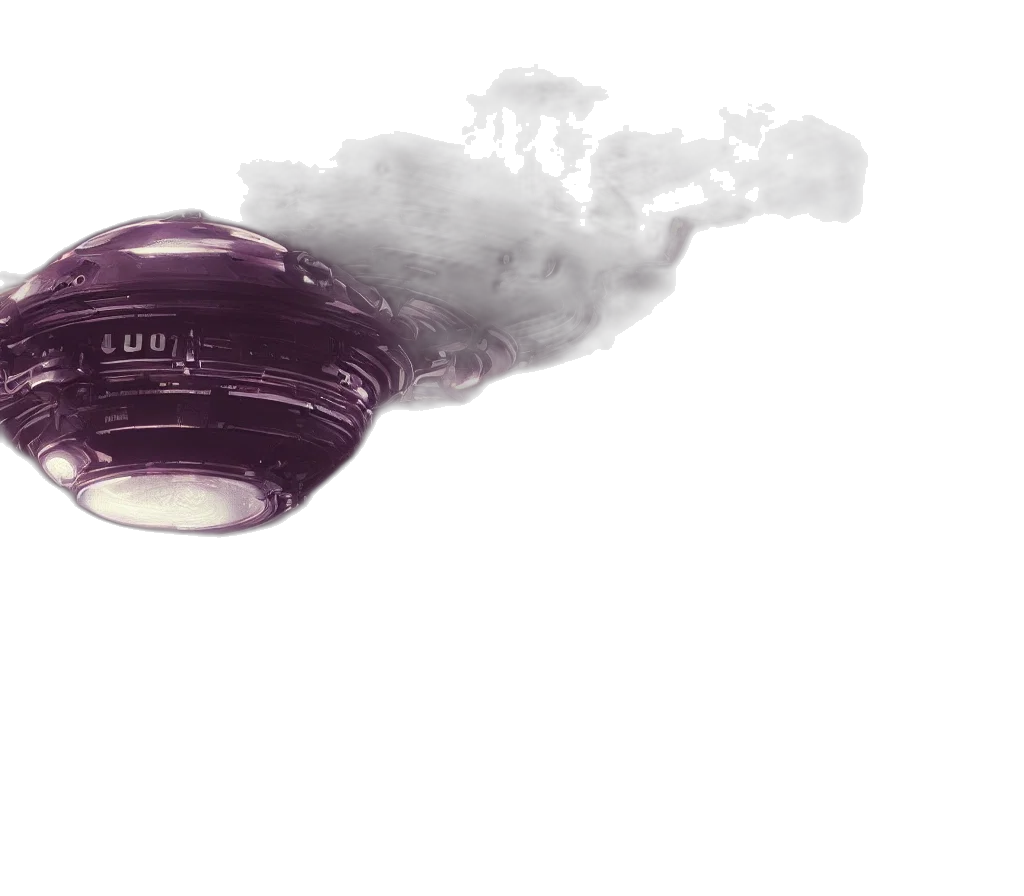 concept art, 3d render, outer space, fog transparent PNG cut-out