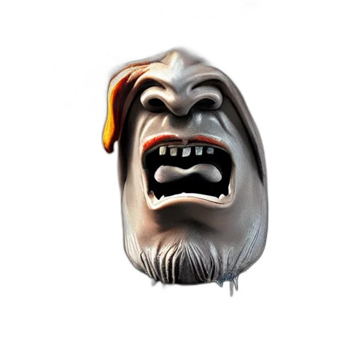 mask, face, creature, staff transparent PNG cut-out