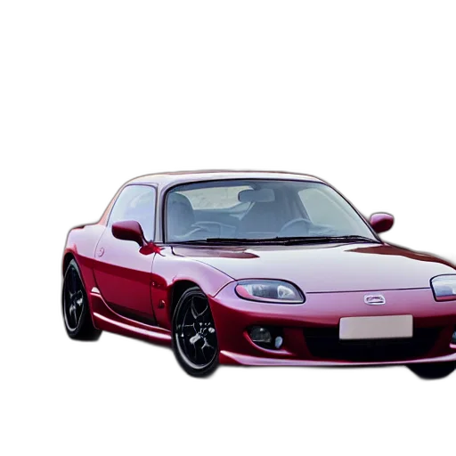 car, animal, weapon, photorealistic, 3d render, vaporwave, anime, mazda transparent PNG cut-out
