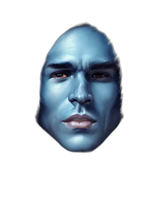 mask, face, robot, creature transparent PNG cut-out