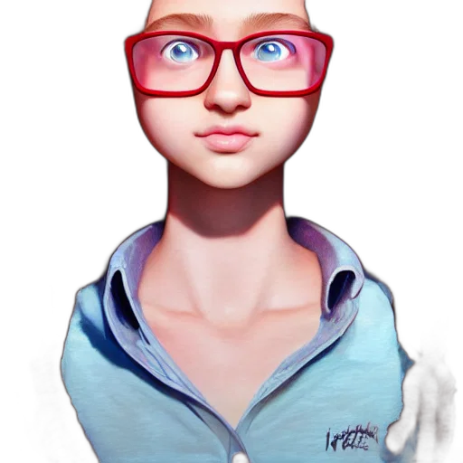 face, dress, jacket, staff, cartoon, 3d render, photorealistic, concept art transparent PNG cut-out