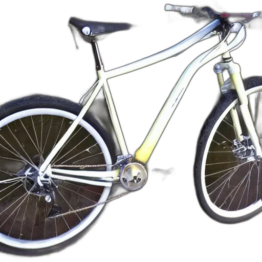 3d render, photorealistic, concept art, really, long, bike transparent PNG cut-out