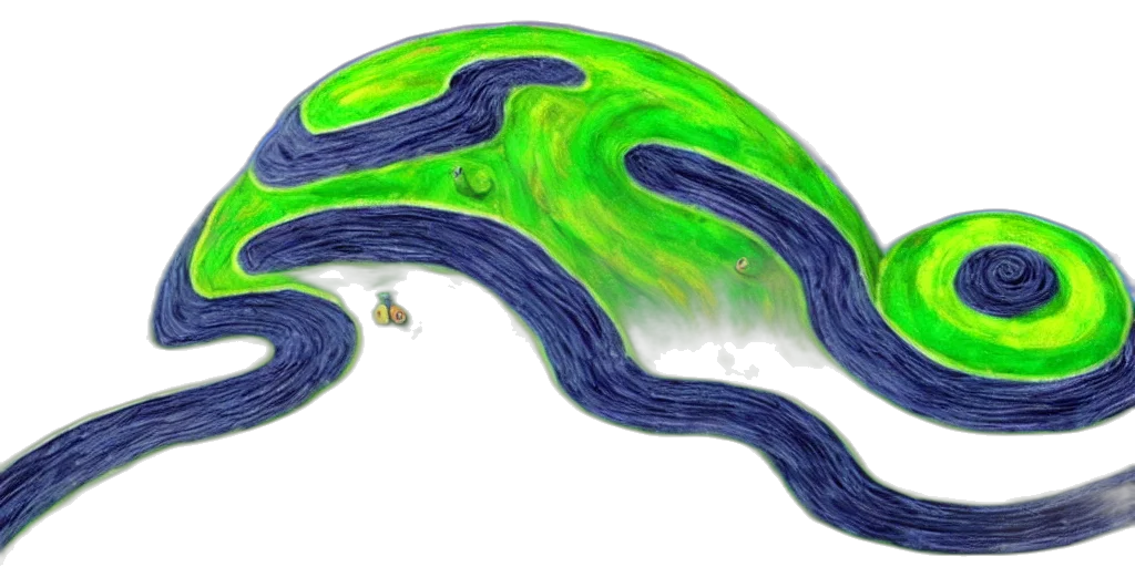 concept art, underwater, night, chubby transparent PNG cut-out