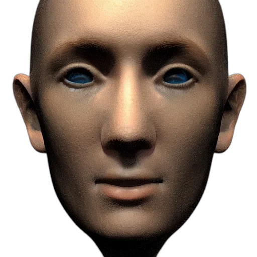 face, mask, robot, creature transparent PNG cut-out
