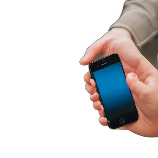 staff, hand, model, showing transparent PNG cut-out